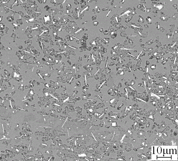 A kind of preparation method of surface strengthened fe-w alloy