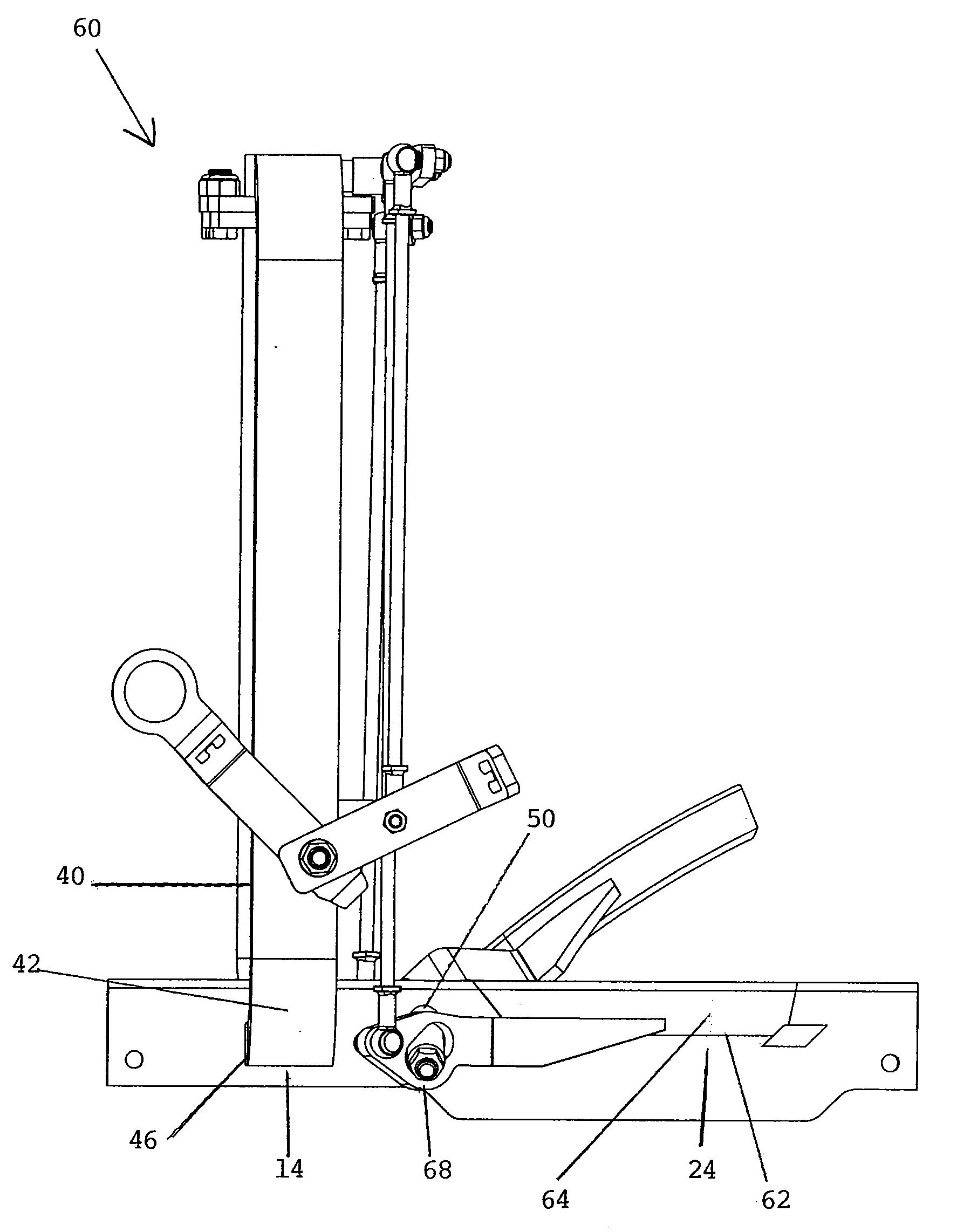 Rail section and switch mechanism for a conveyor assembly and method of making and assembling same