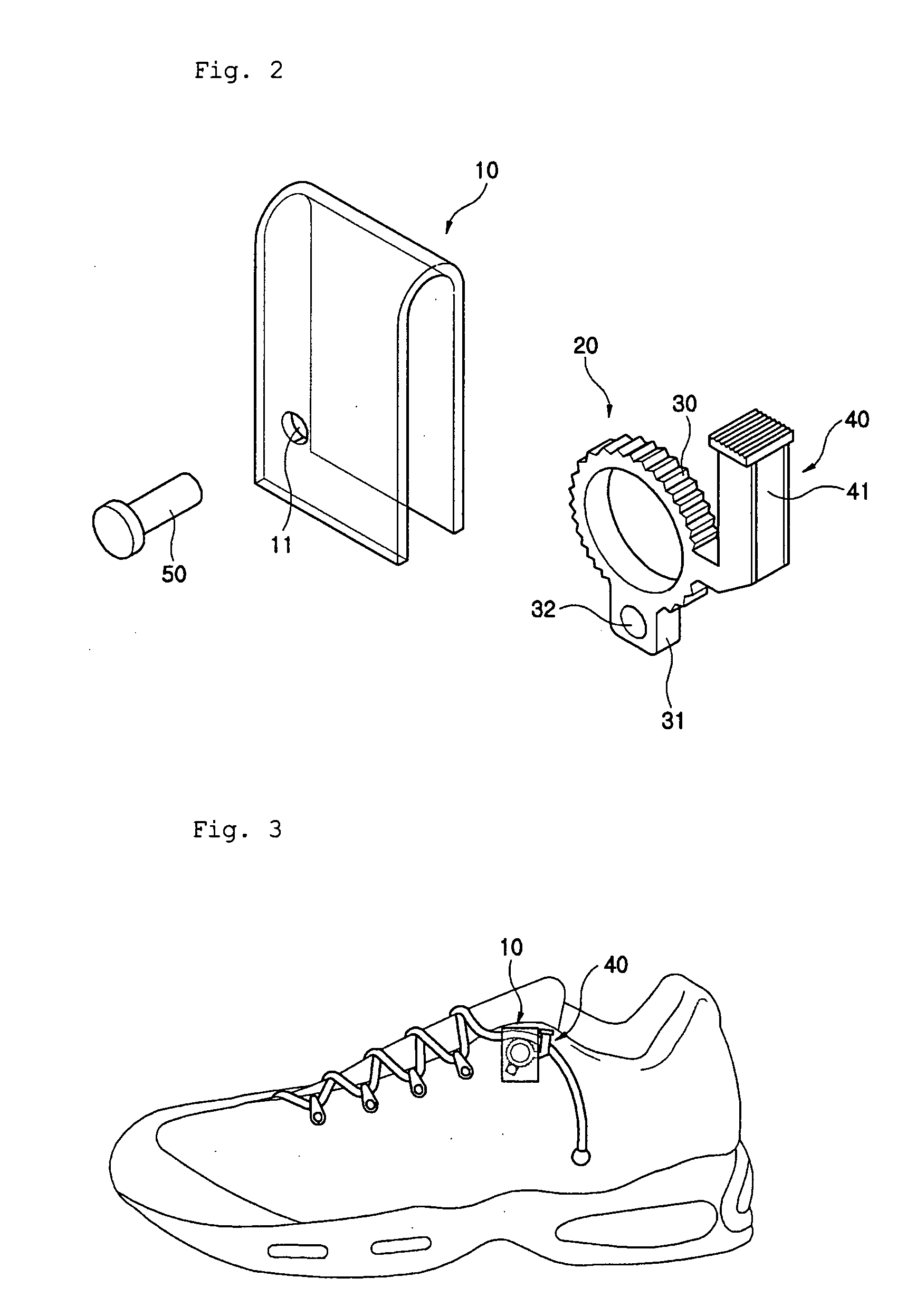 Shoelace tightening device