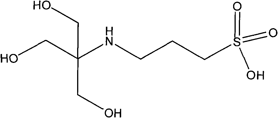 N-tris (hydroxymethyl) methyl-3-aminopropanesulfonic acid compound and preparation method thereof