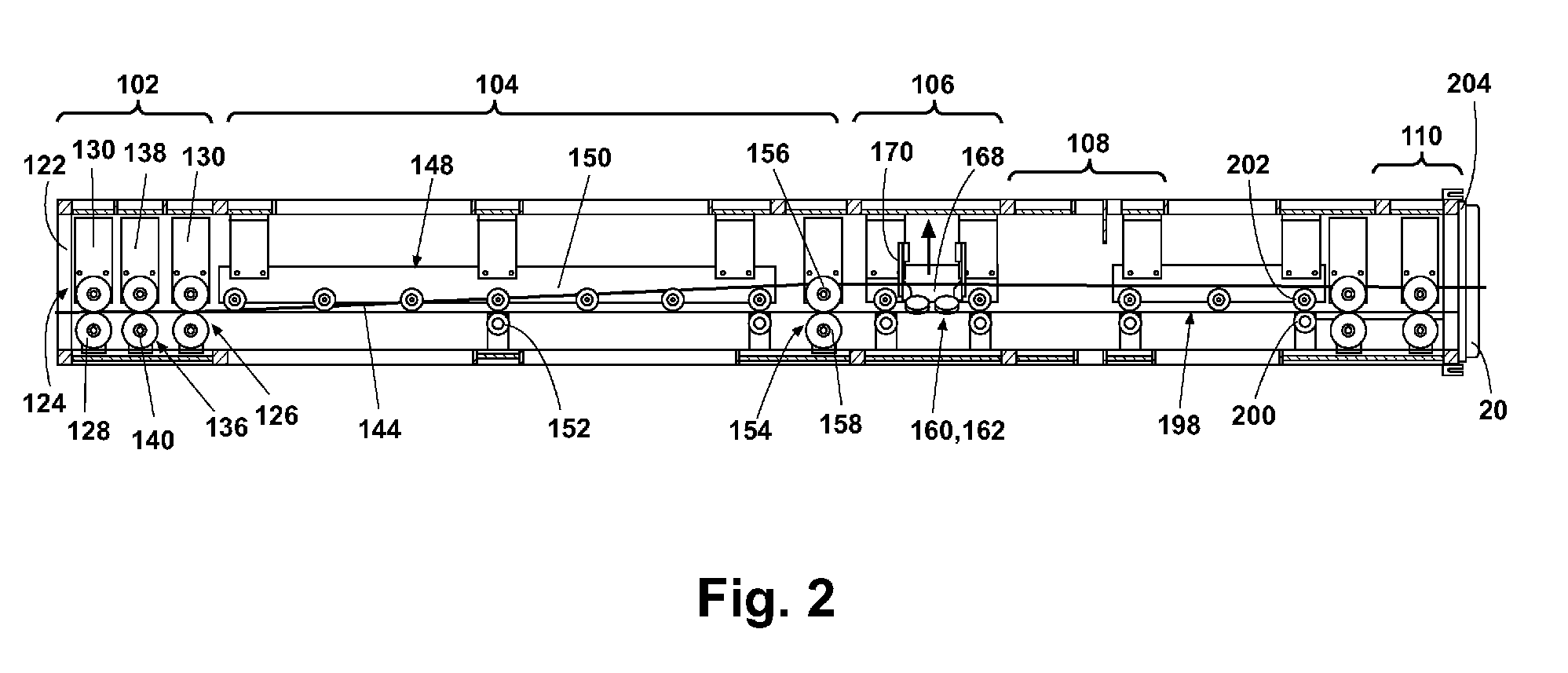 Roll-forming machine for gutter cap and method for making same