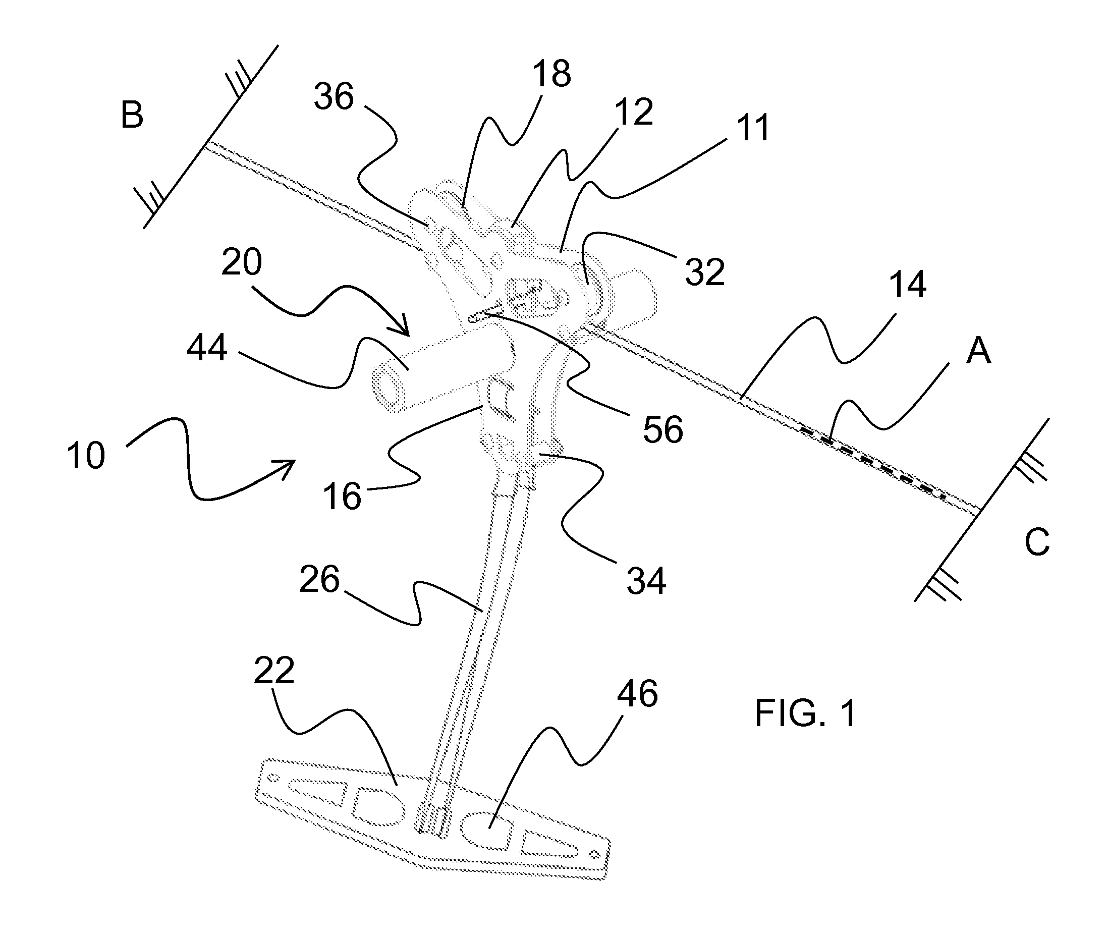 Zip line apparatus