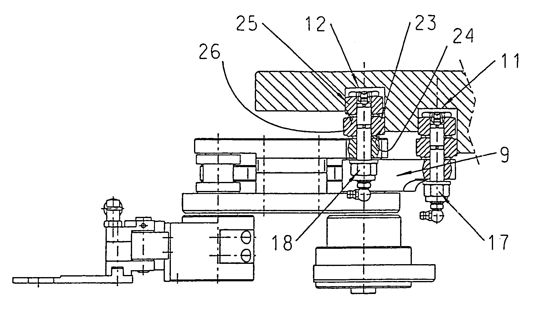 Variable-pitch arm star construction for rotary molding machines for making, by drawing and blowing, plastic vessels and bottles, and rotary molding machine comprising the star construction