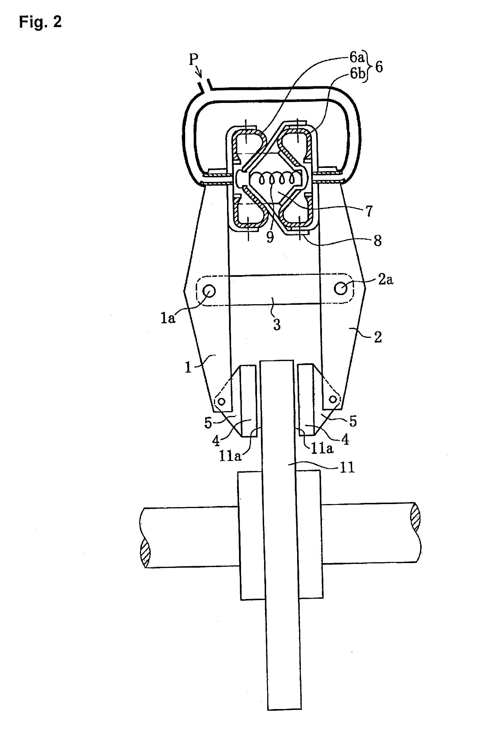 Pneumatic disc brake device for railway rolling stock