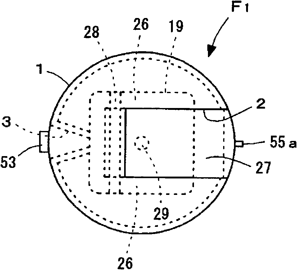 Fire extinguishing gas spray device and disaster warning system