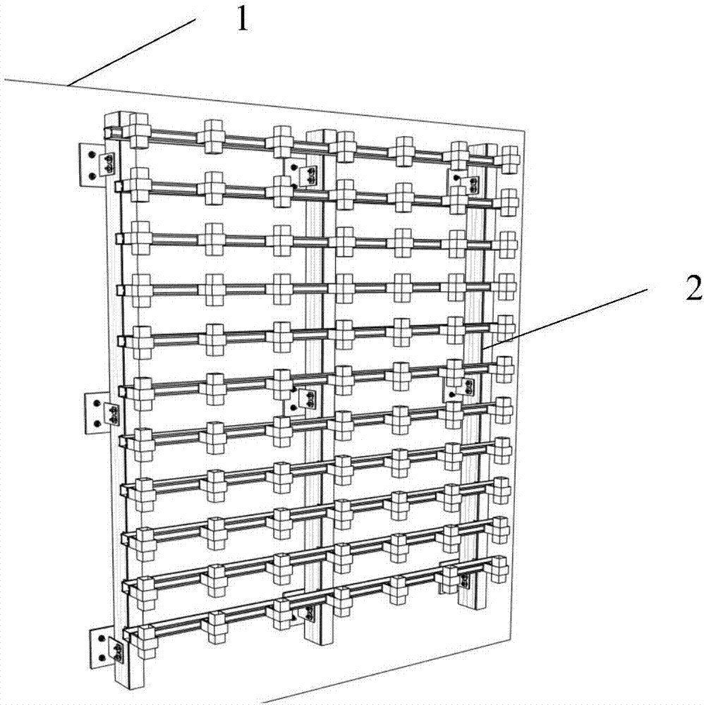 Construction method of concrete brick curtain wall
