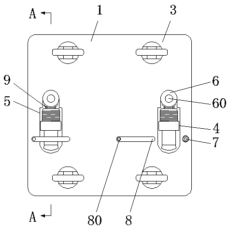 Box body moving structure using fixed value controller