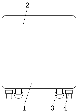Box body moving structure using fixed value controller