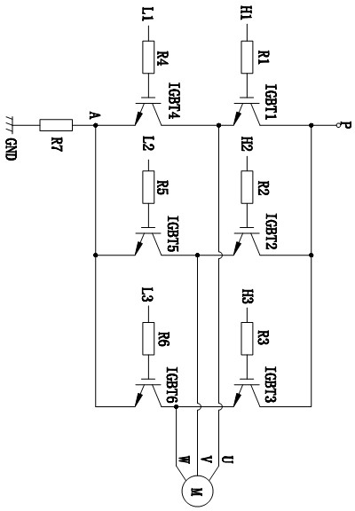 Grid drive circuit of intelligent power module