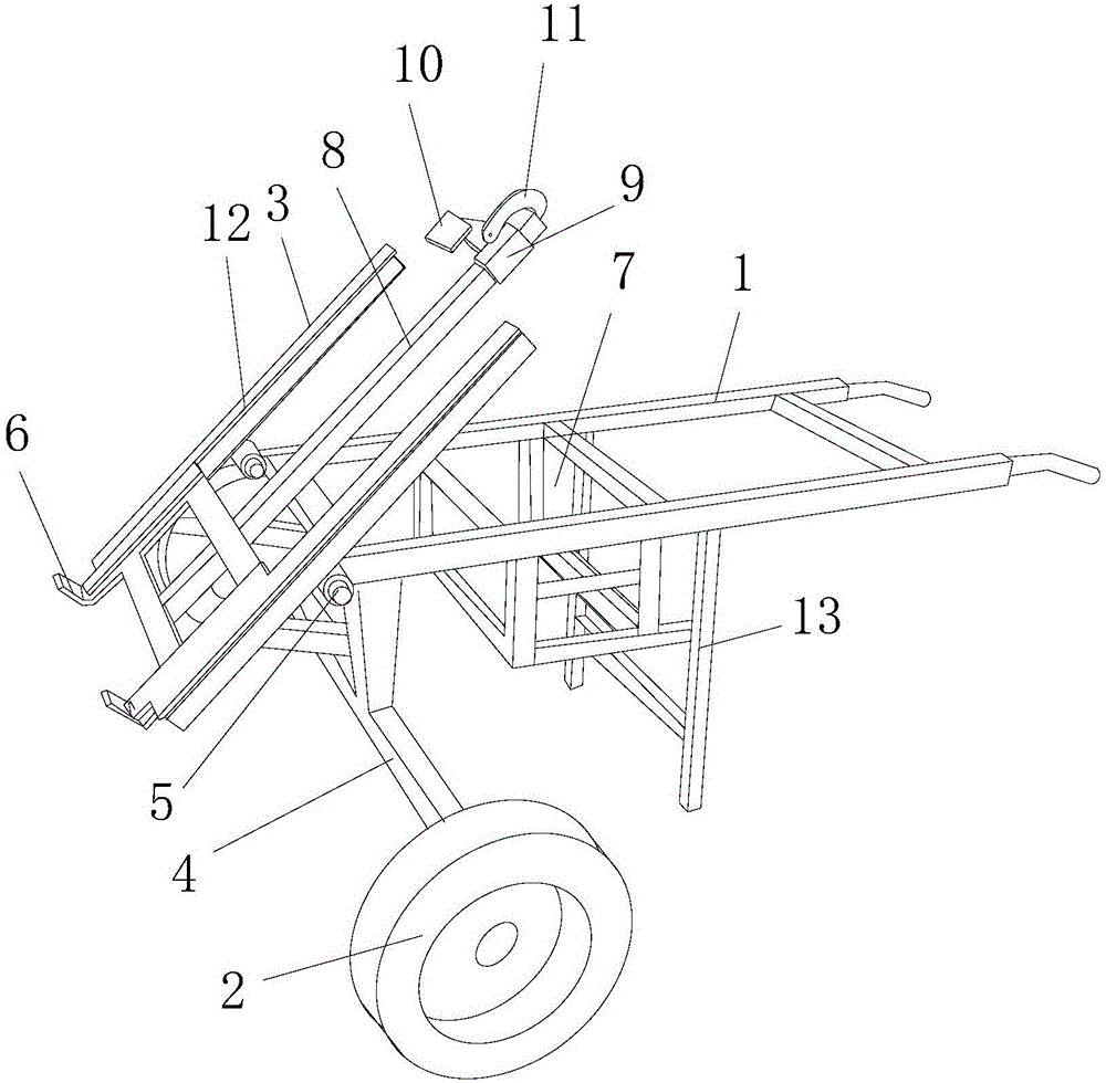 Large-size stone plate conveying apparatus