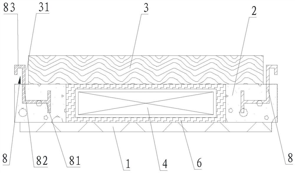 Modular air supply floor and movable ground air supply system