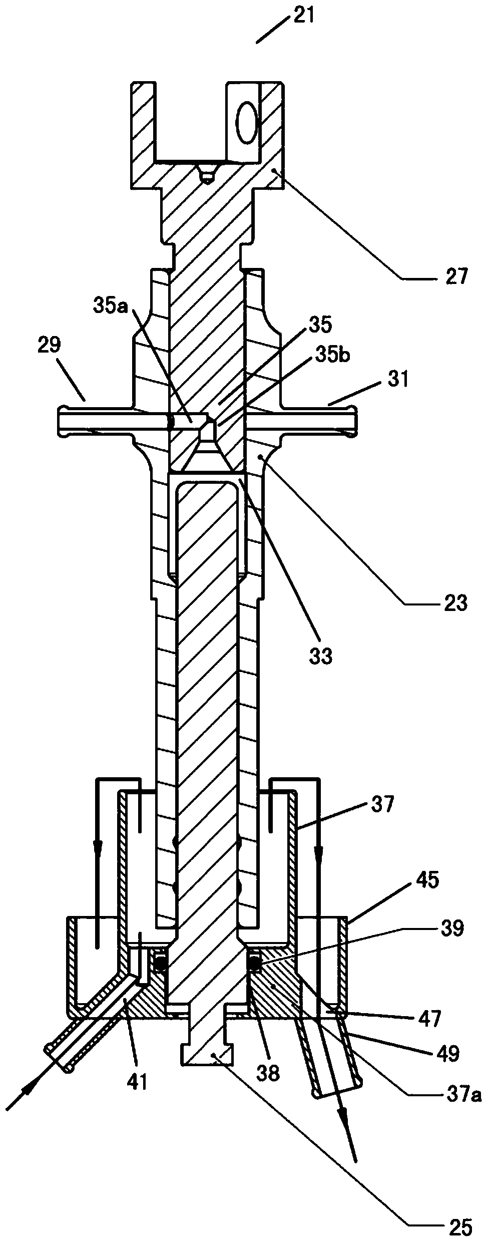 Piston pump and filling machine for liquid medicine with rotary valve