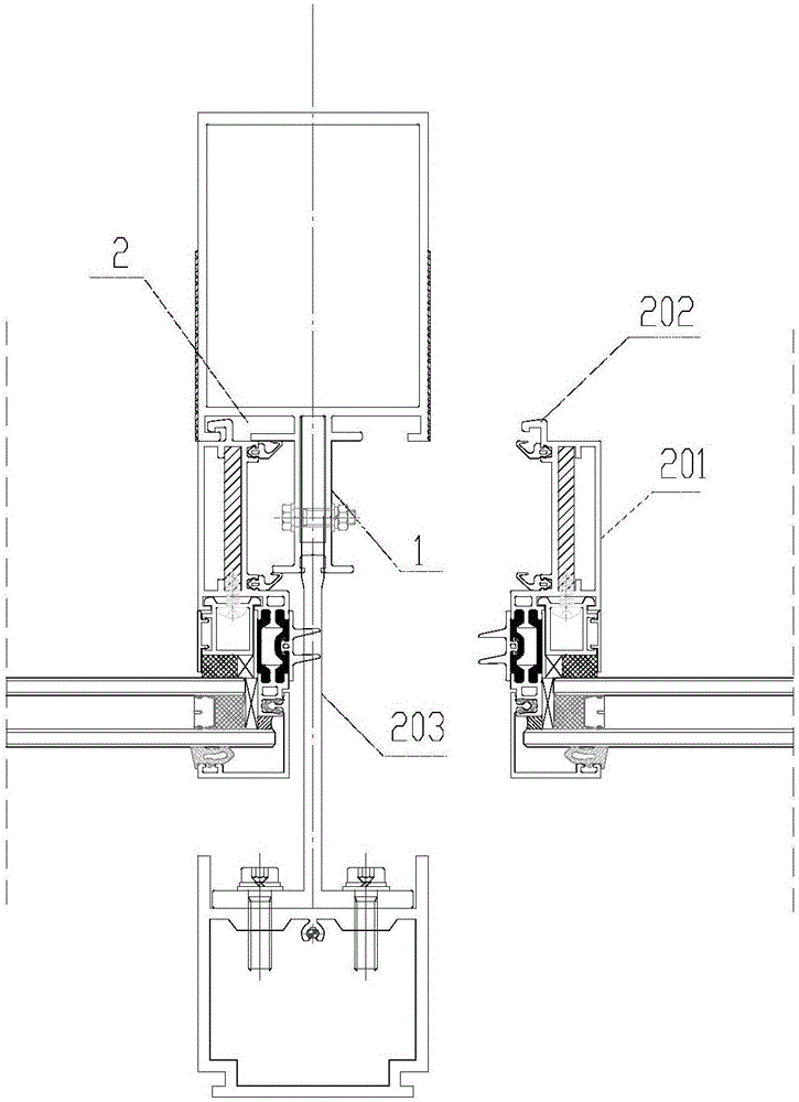 Upright column of energy-saving exposed frame curtain wall - Eureka ...