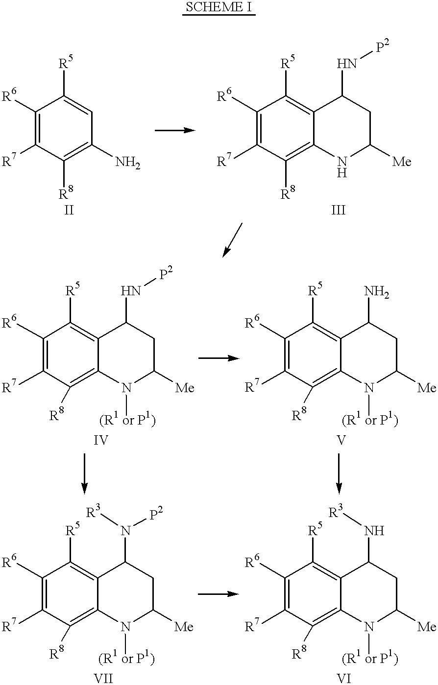 4-carboxyamino-2-methyl-1,2,3,4,-tetrahydroquinolines