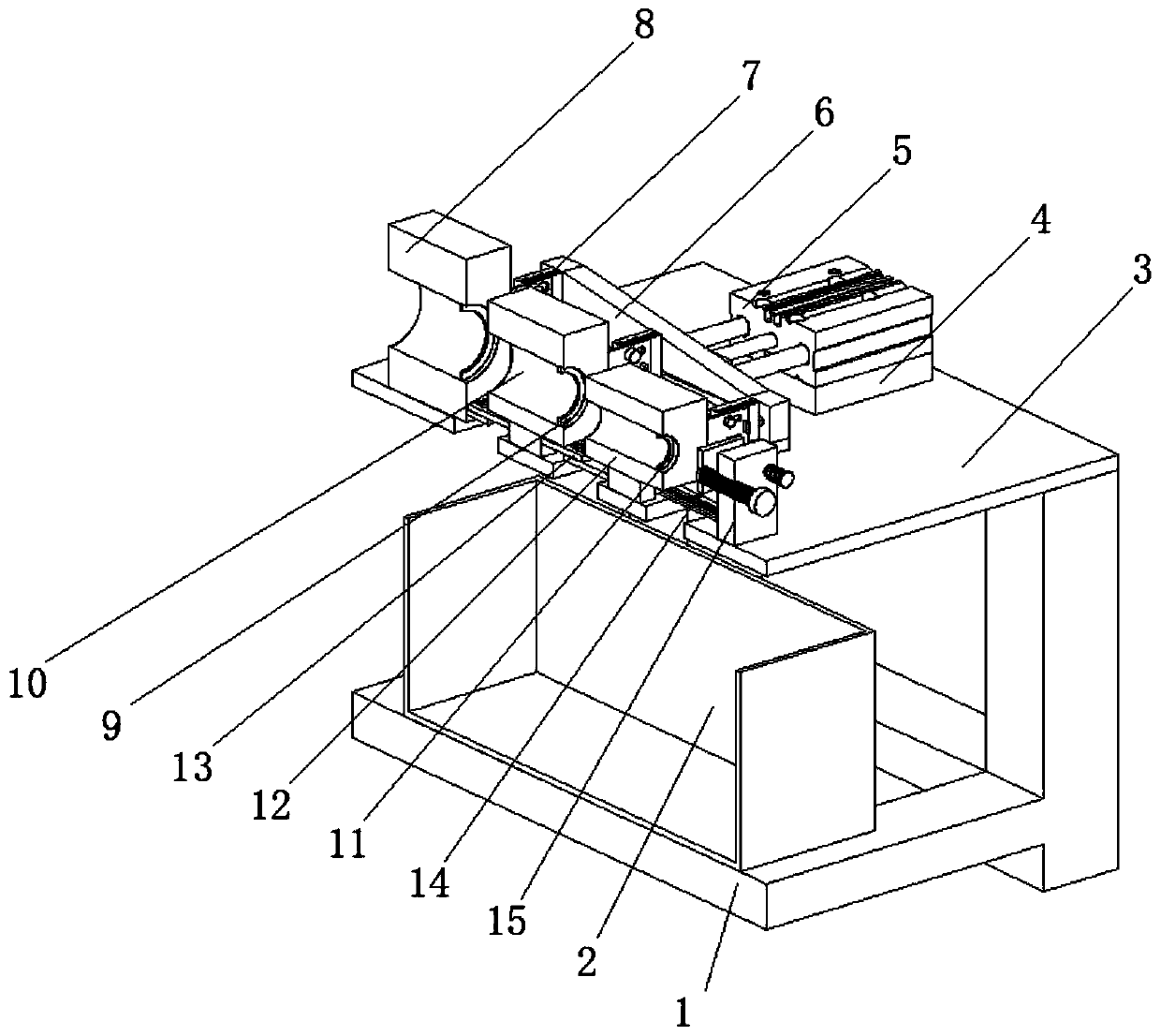 A stripping device for communication cables