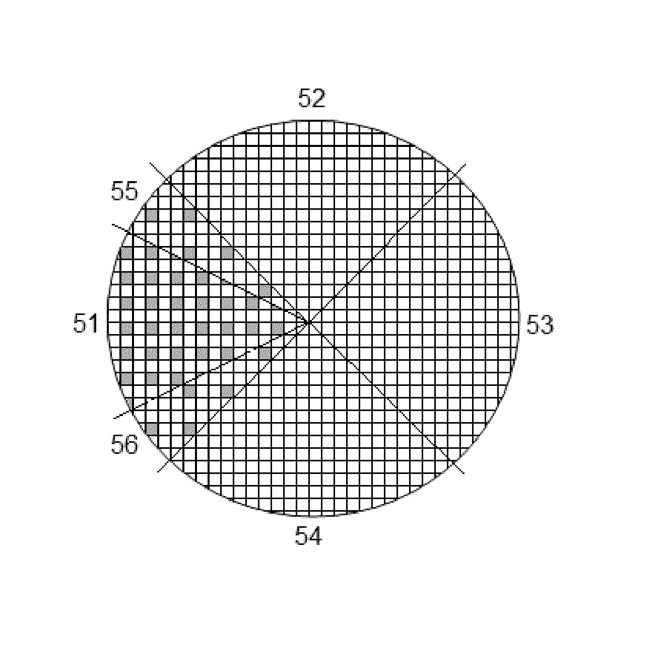 Shower plate having different aperture dimensions and/or distributions