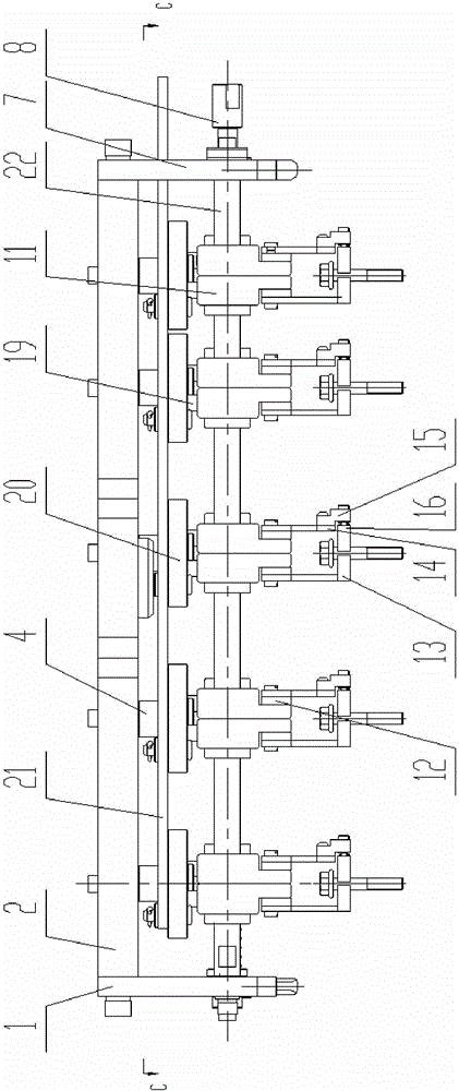 Bolt taking template mechanism