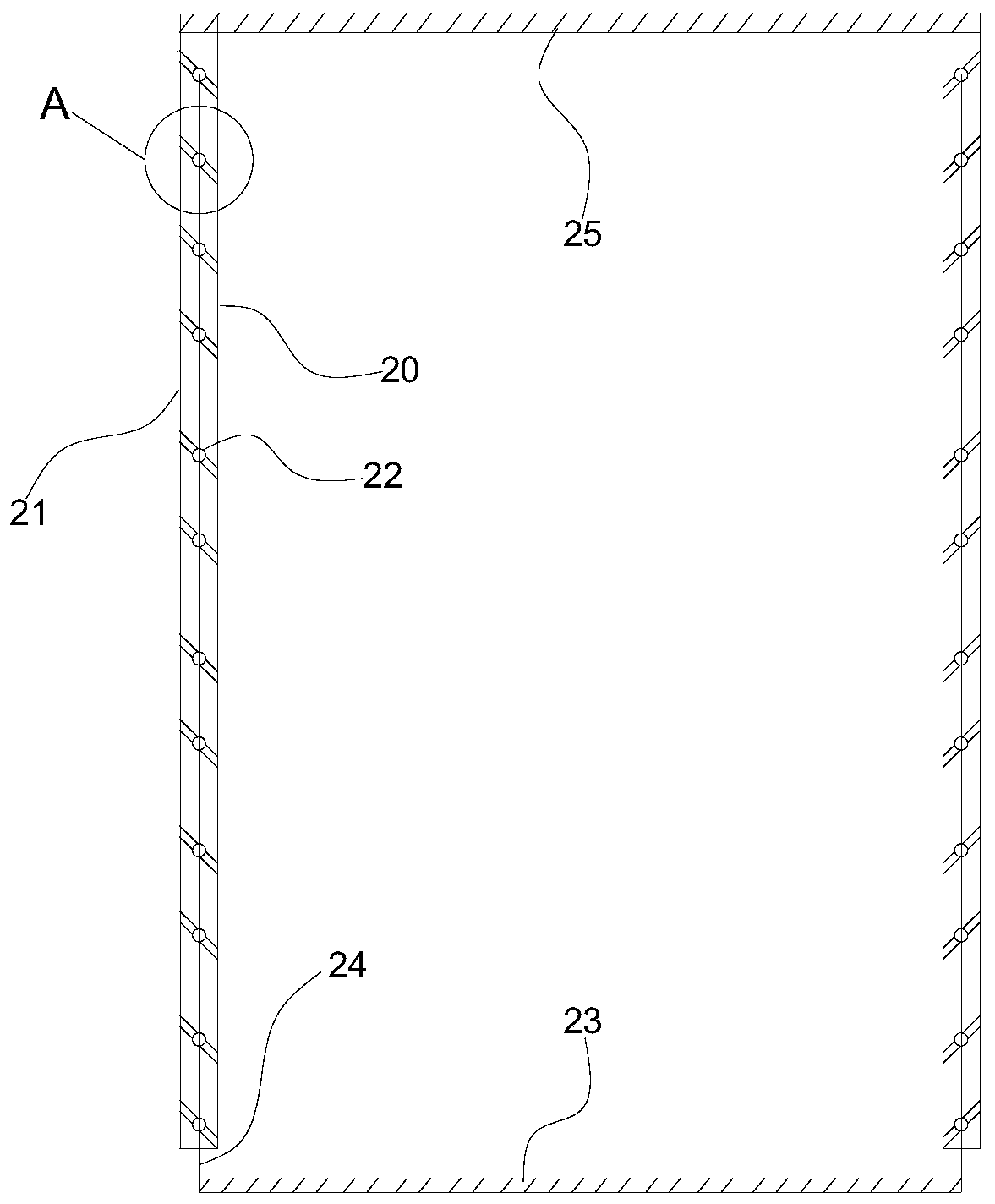 Support device for postoperative anastomotic fistula