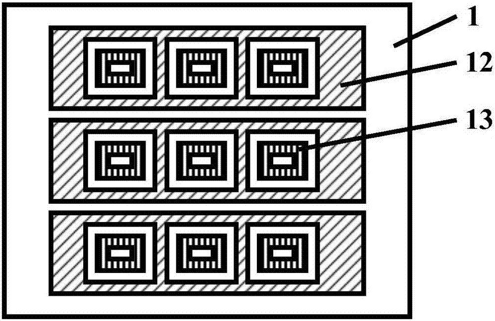 Light-emitting display with straight and parallel fork gate-controlled mouth, sharp triangle top-type cathode structure and its manufacturing process