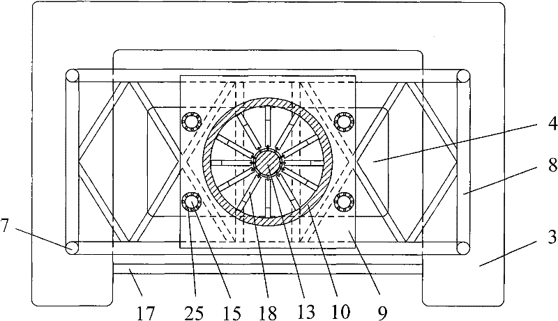 Wave power piezoelectric generating device