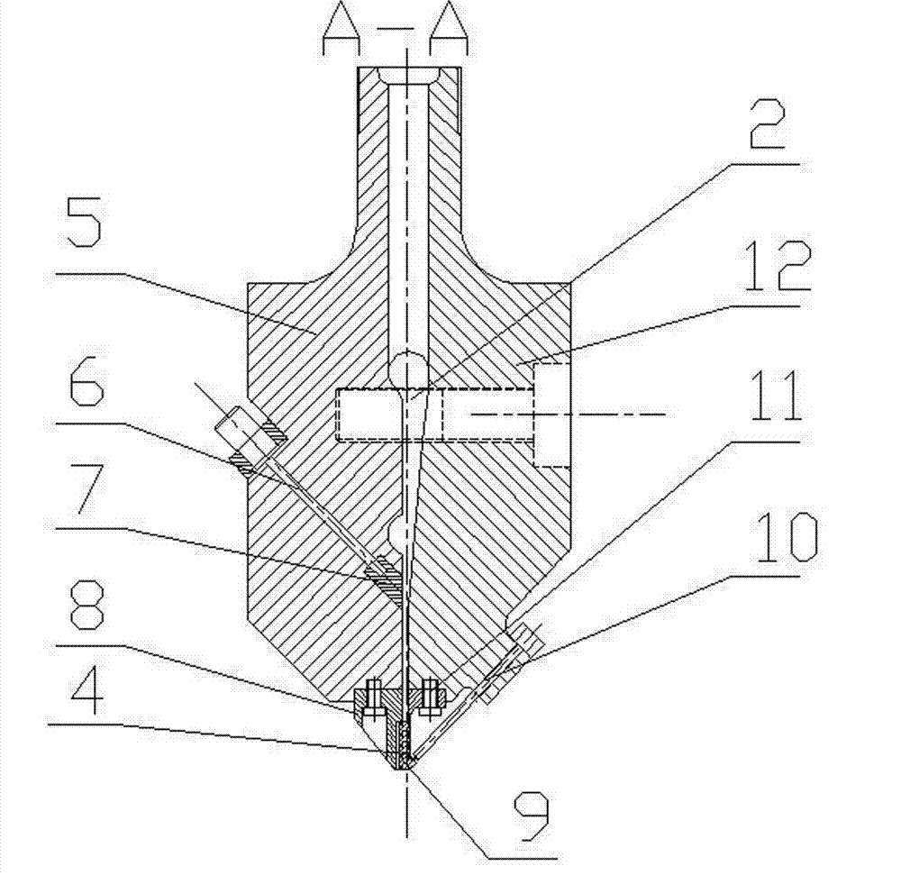 Flat membrane handpiece for producing PET tape yarn