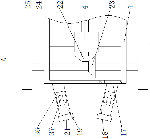 An automatic control mobile scum absorber