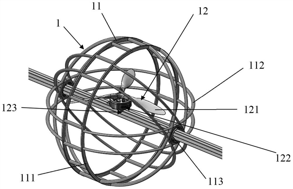 Pole-climbing robot