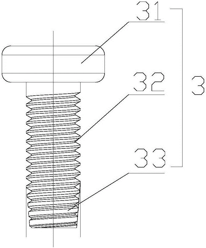 Connecting structure for tire pressure monitoring sensor and inflating valve