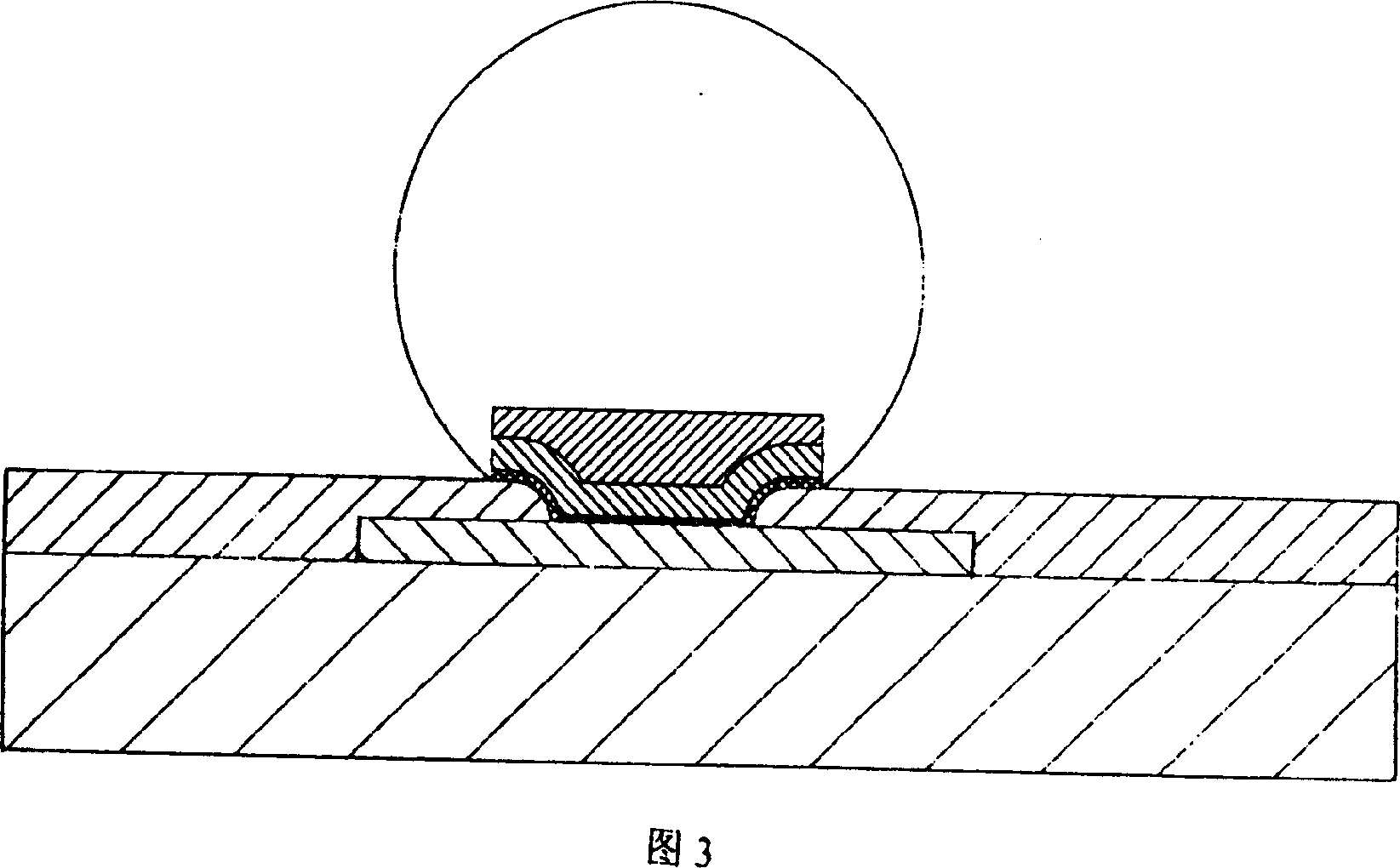 Micron level chip packing structure