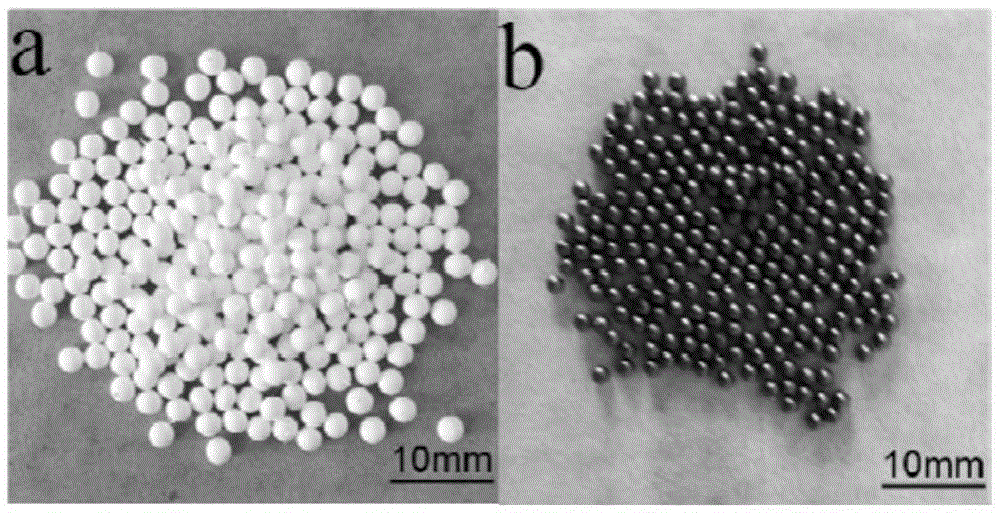 Preparation method of millimeter-scale hierarchical pore carbon balls