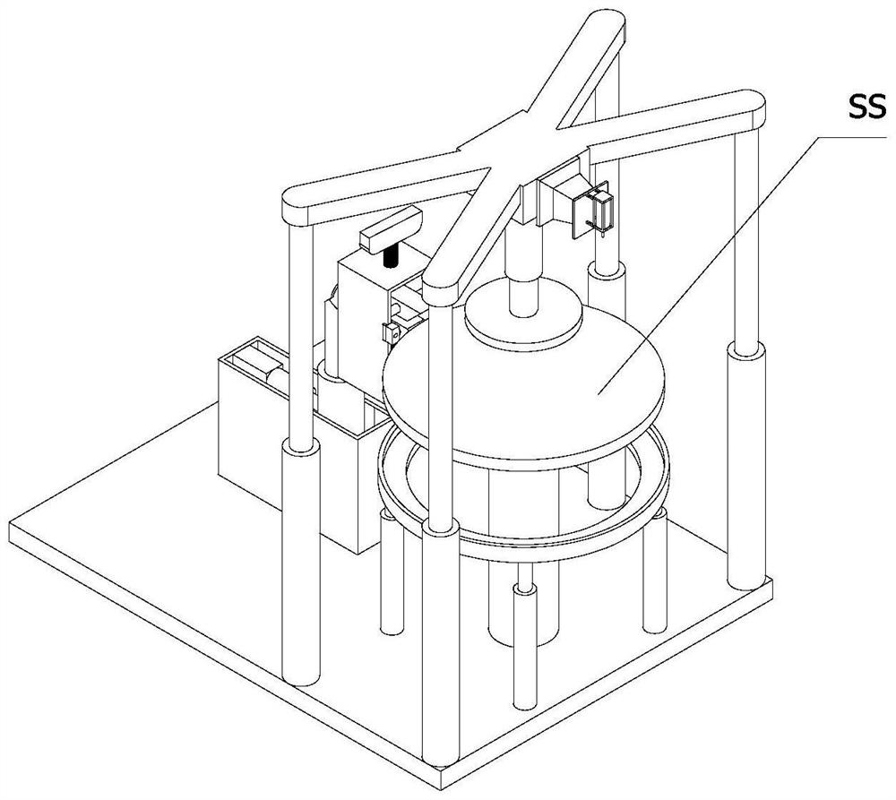 Automatic lens edge cutting equipment for resin lens production