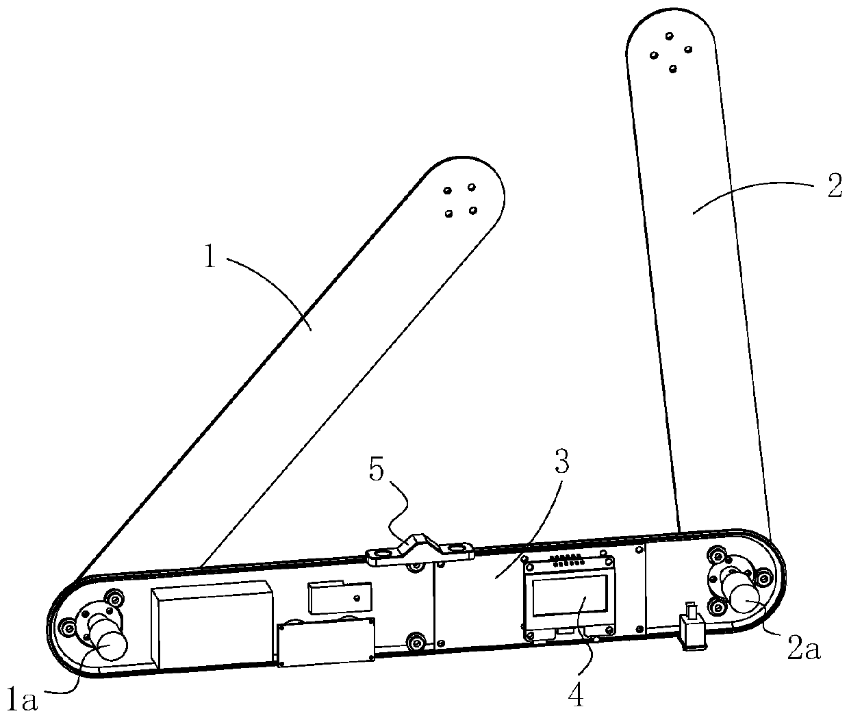 Standing tree chest diameter measurement method and device