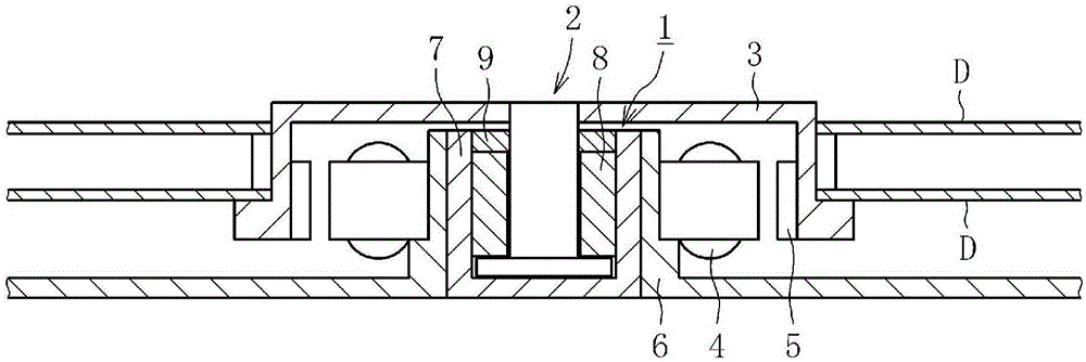 Sintered bearing, fluid dynamic bearing device and motor comprising same, and sintered bearing manufacturing method