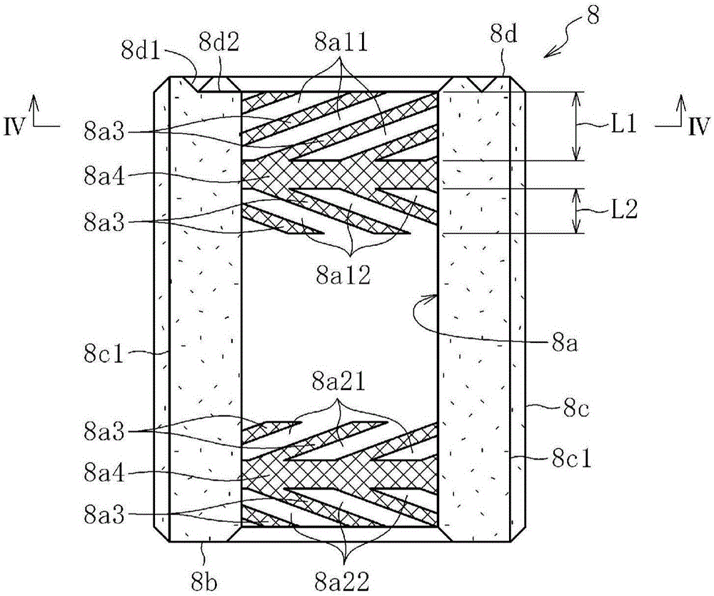 Sintered bearing, fluid dynamic bearing device and motor comprising same, and sintered bearing manufacturing method