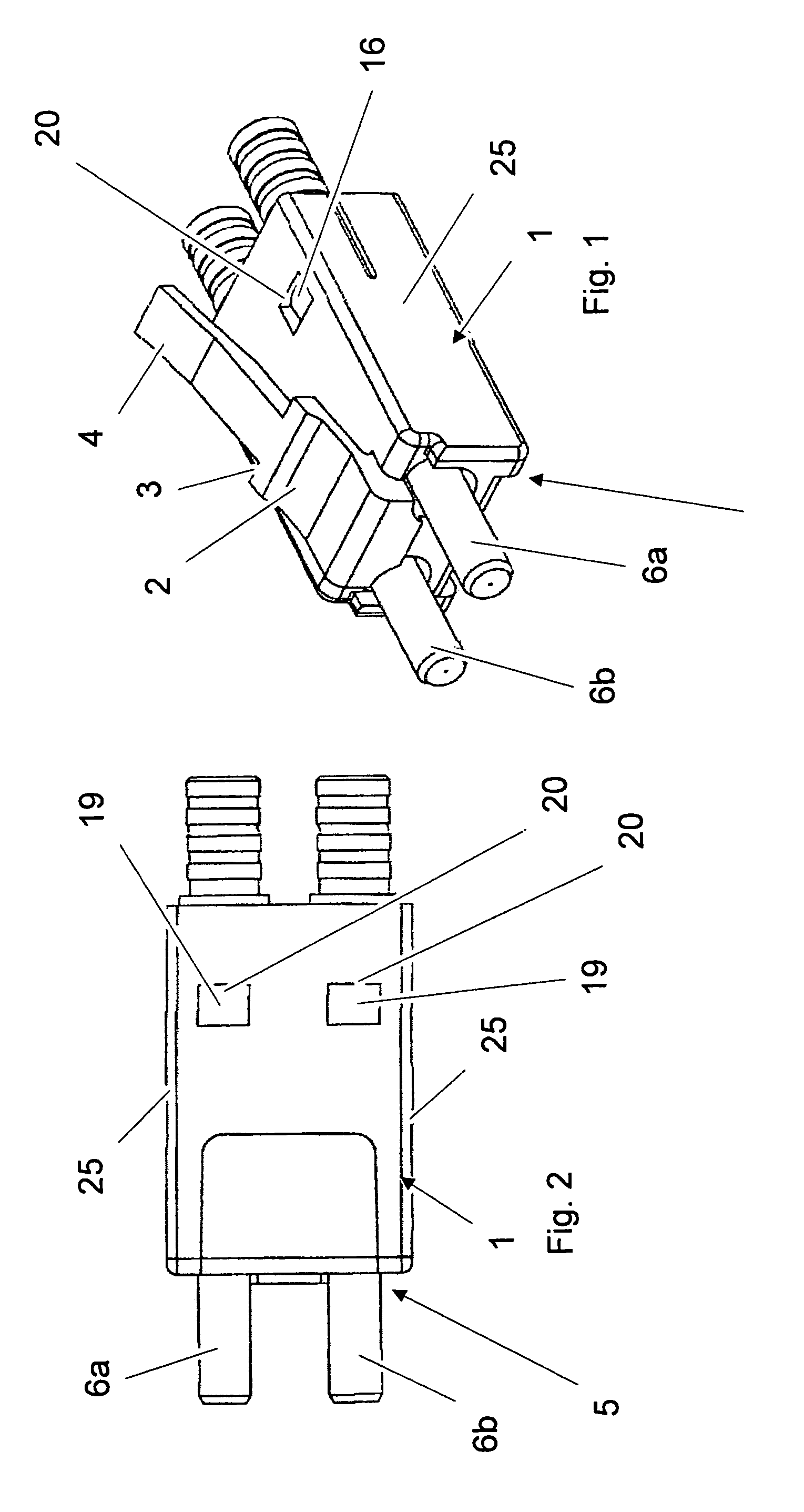 Fibre optic duplex connector