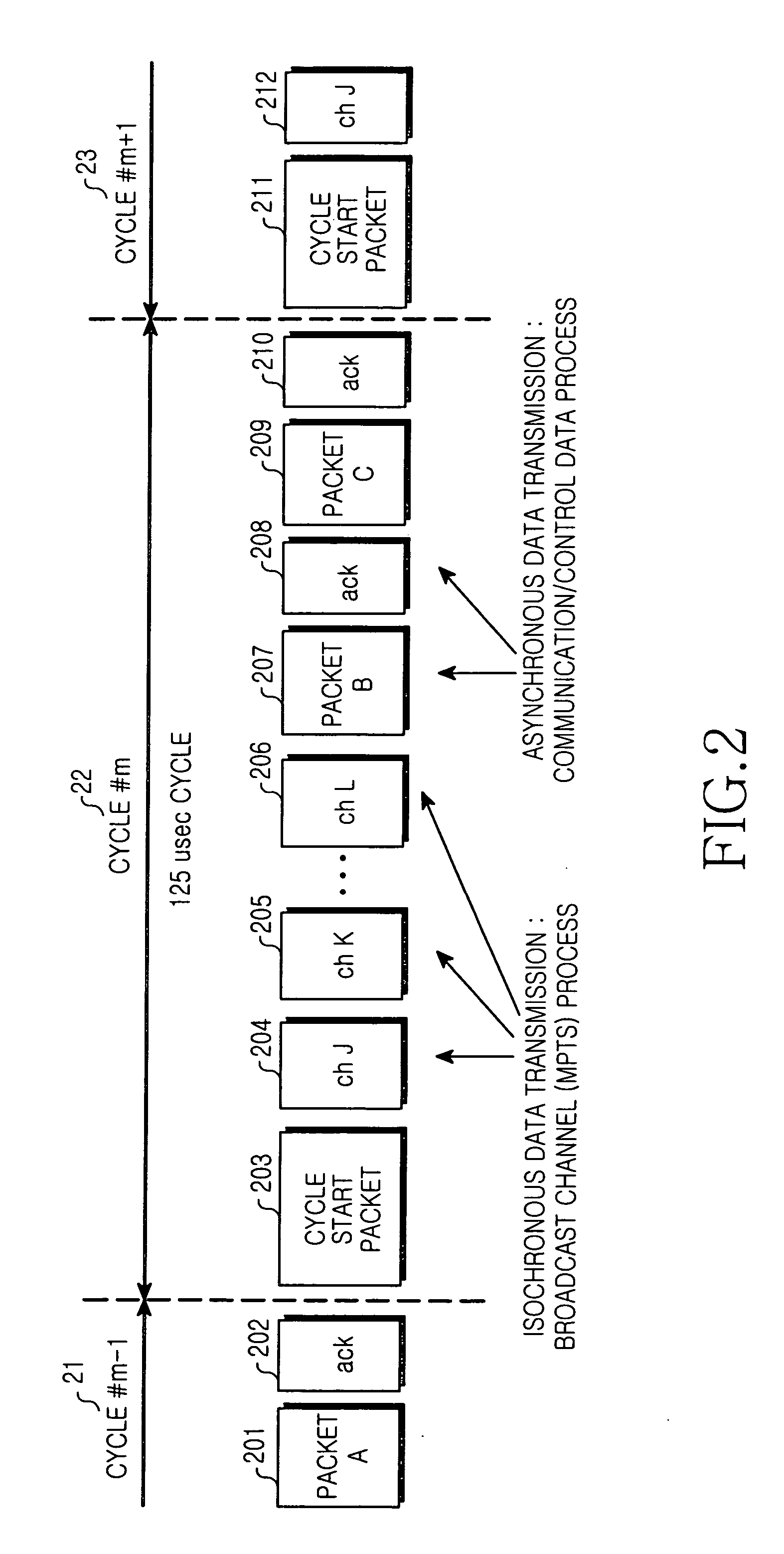 Optical network unit for an access network employing IEEE1394