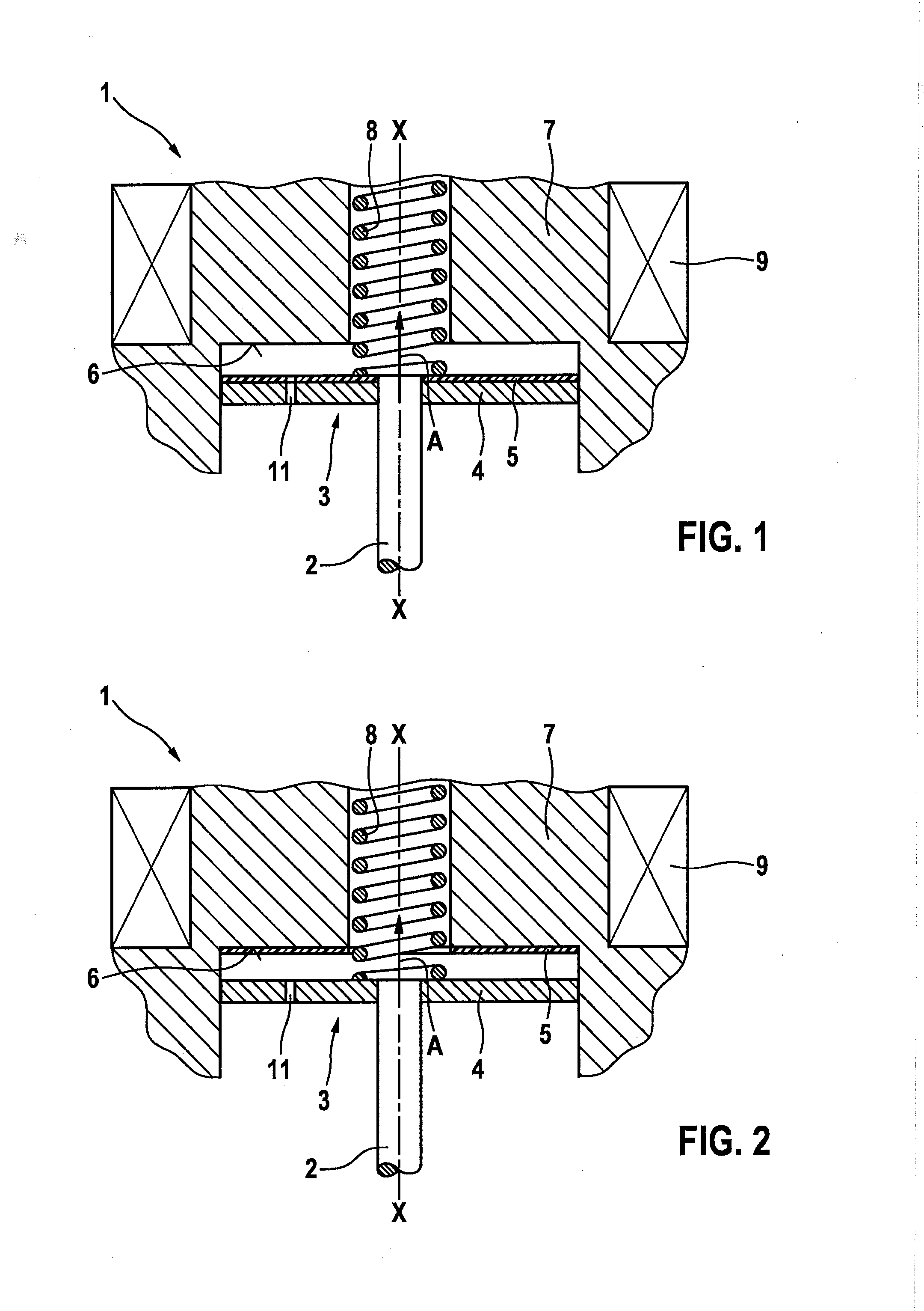 Valve for injecting fuel
