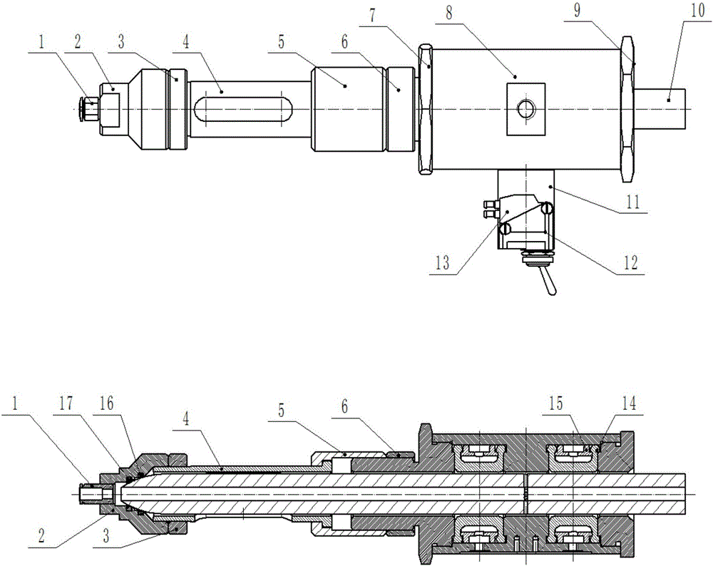 Aerating device for pitot
