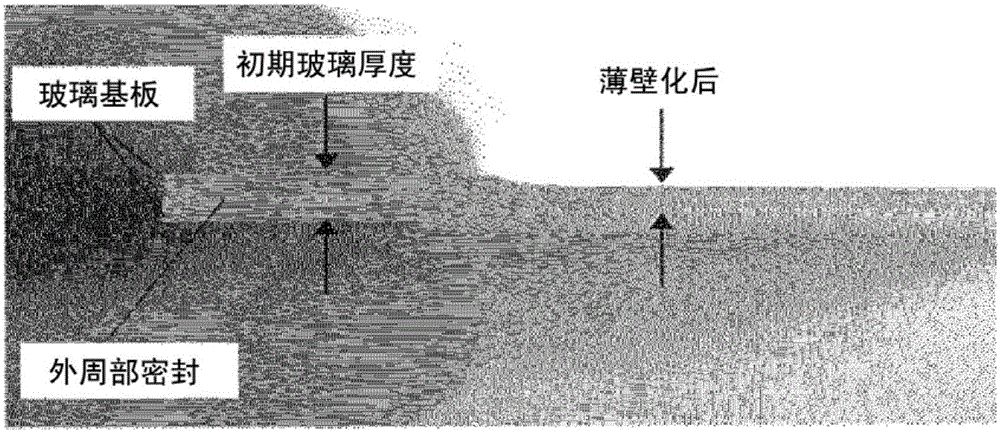 Protective-film-equipped glass product and method for producing same