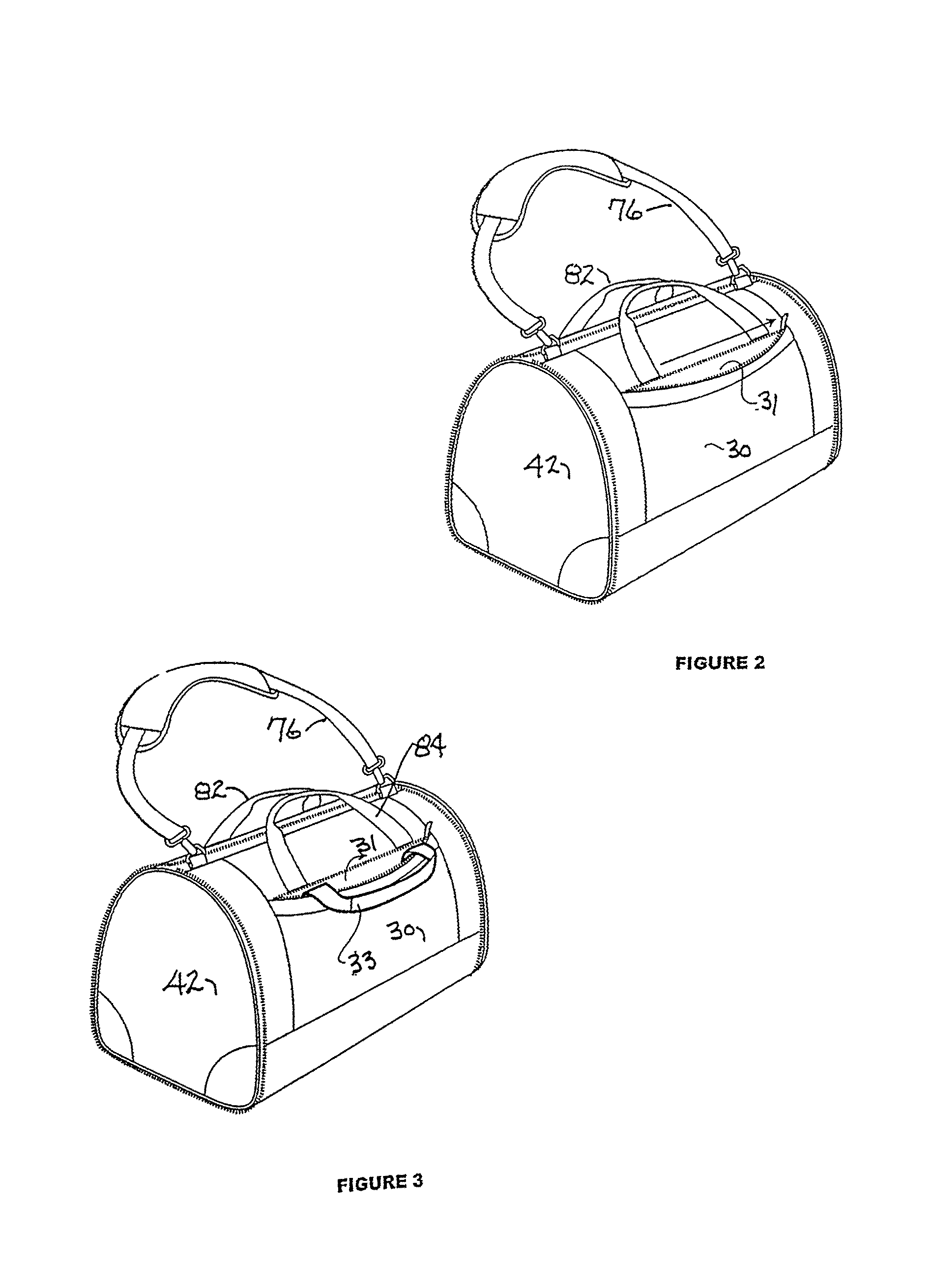 Combination duffle and garment bag