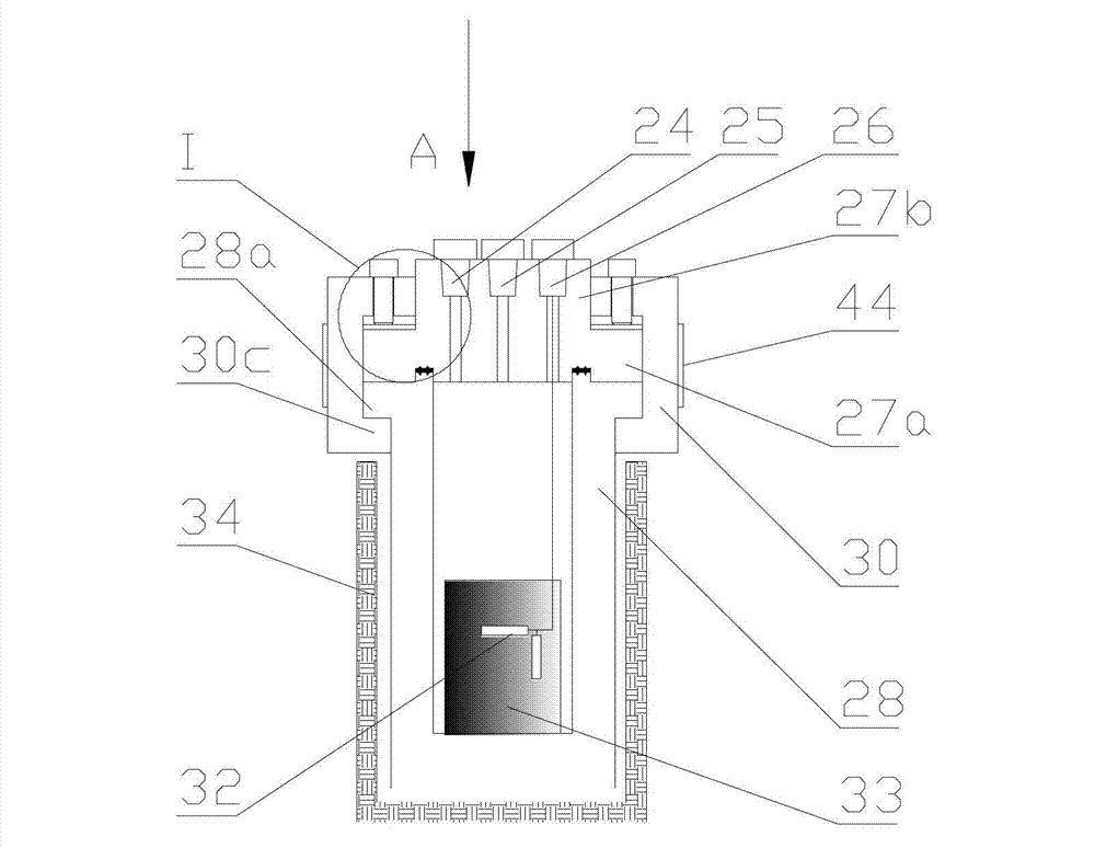 Coal deformation test device in gas adsorption and desorption process