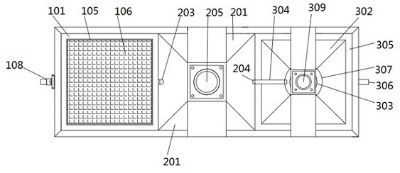 Railway excrement and urine wastewater treatment system