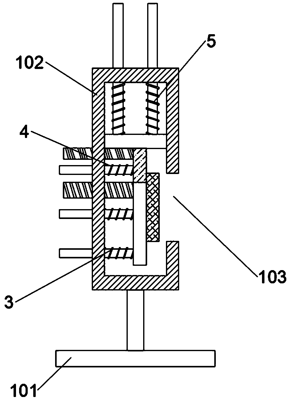 Electric power temporary grounding device