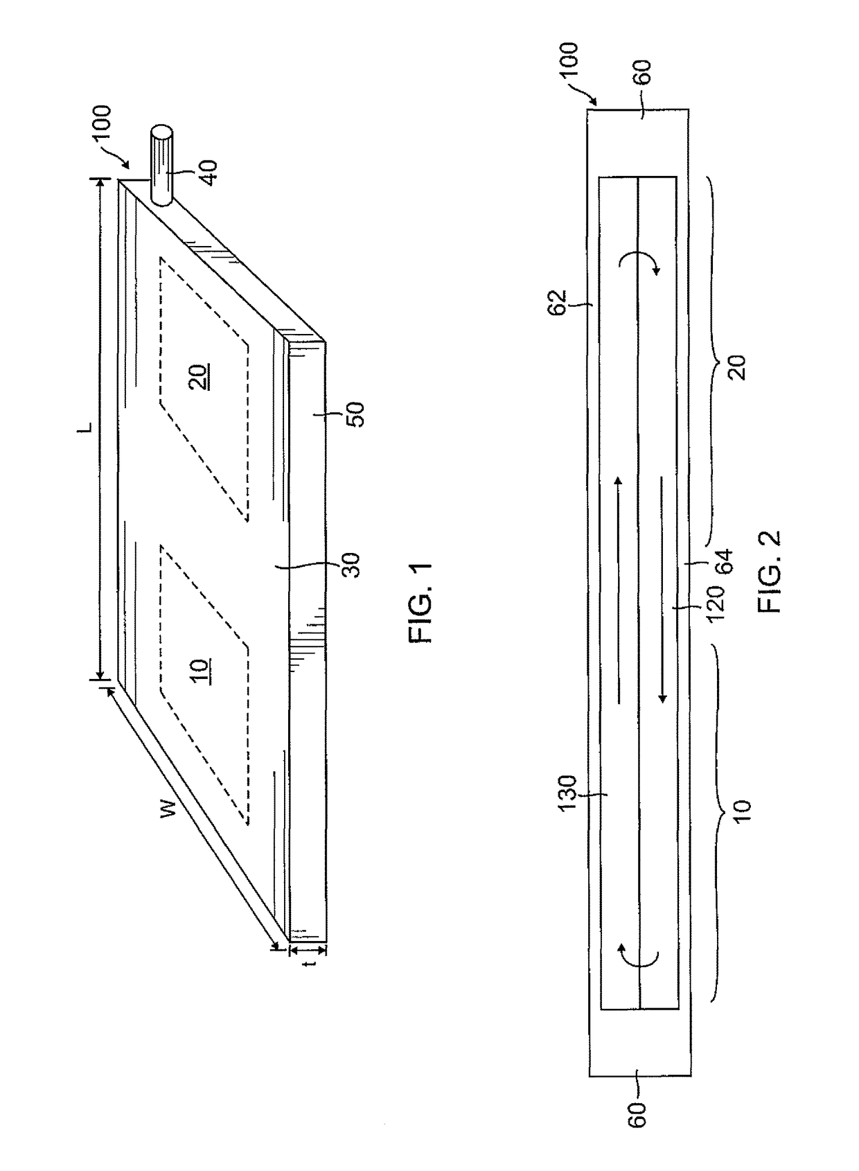 Planar heat pipe with architected core and vapor tolerant arterial wick