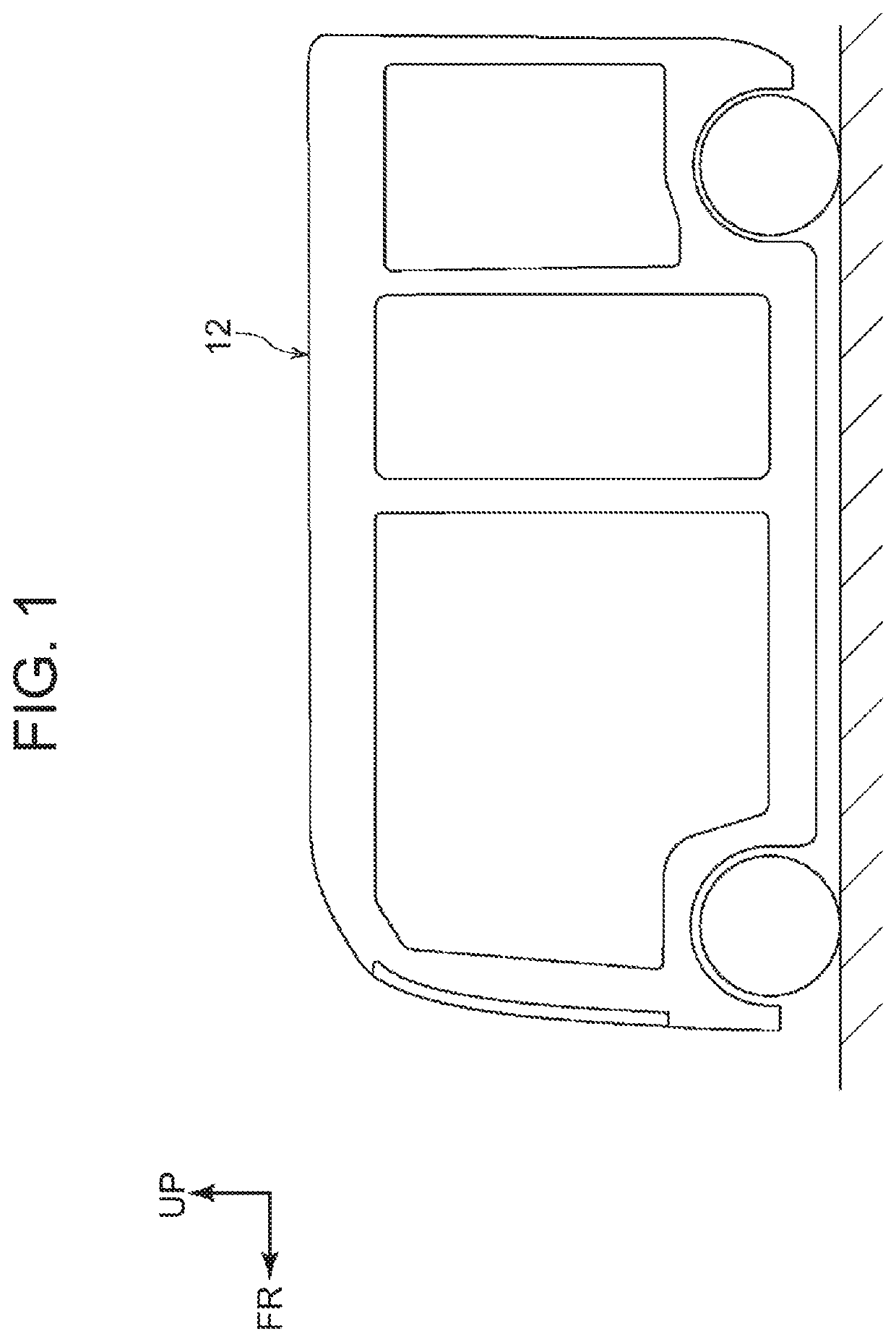 Child seat temporary holding structure in passenger motor vehicle