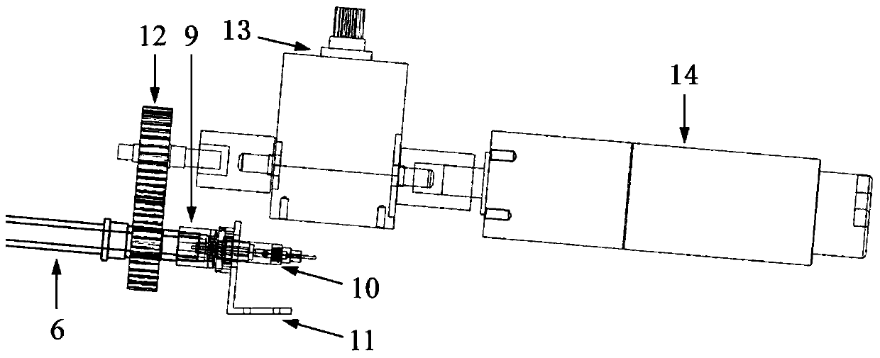 Monitoring device and method of aerodynamic loads of rotating blades of floating type fan scale model