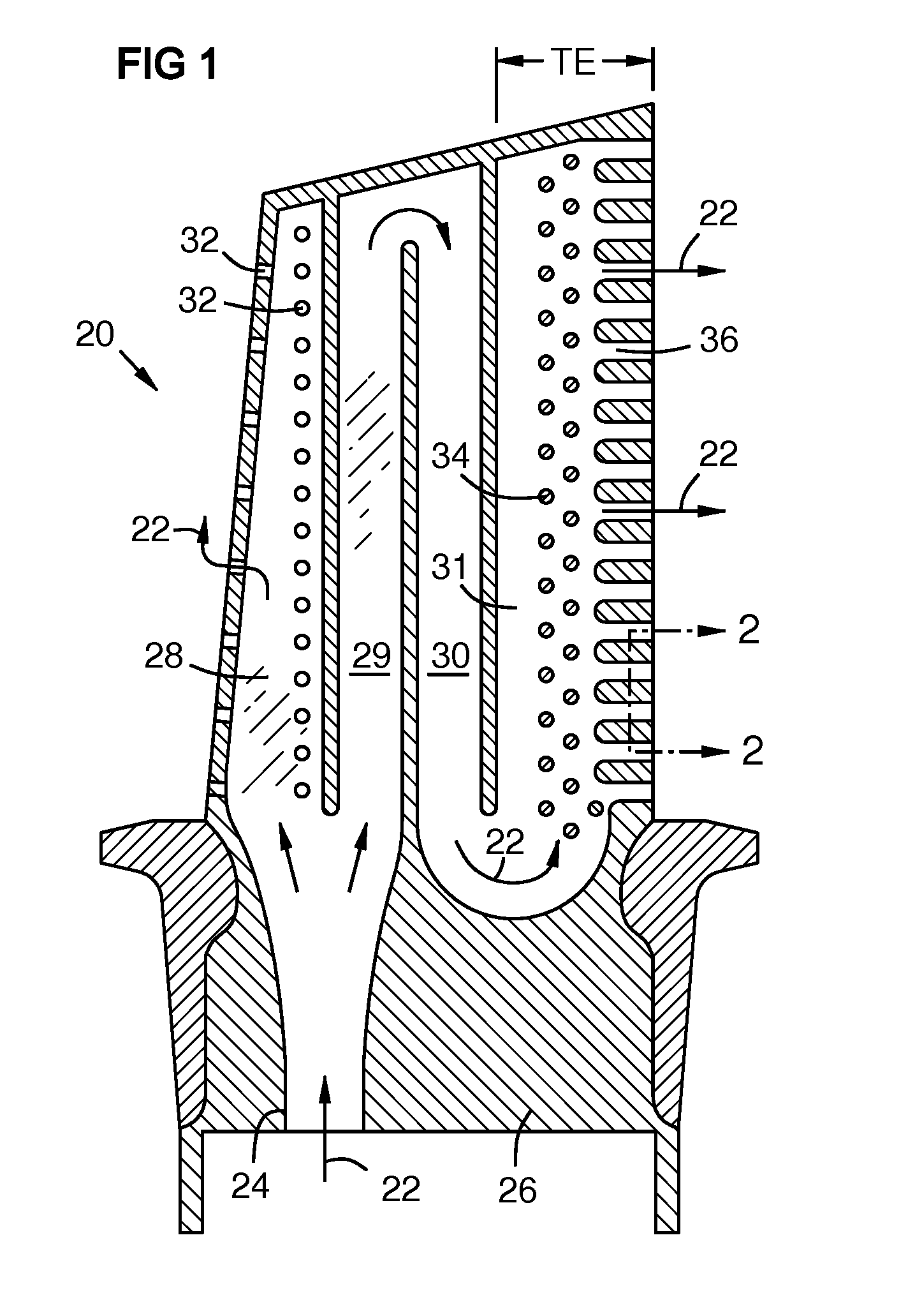 Component cooling channel
