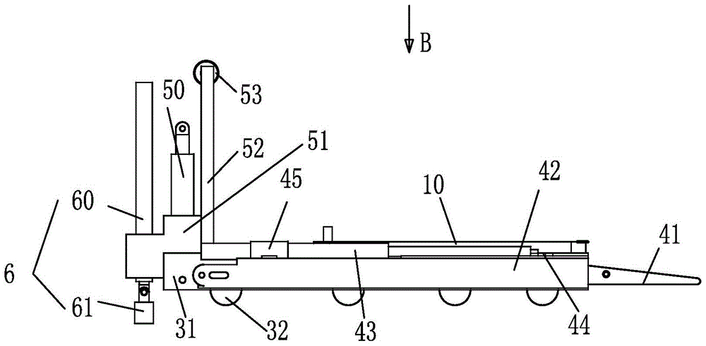 Efficient and safe mine hydraulic support installation transport vehicle