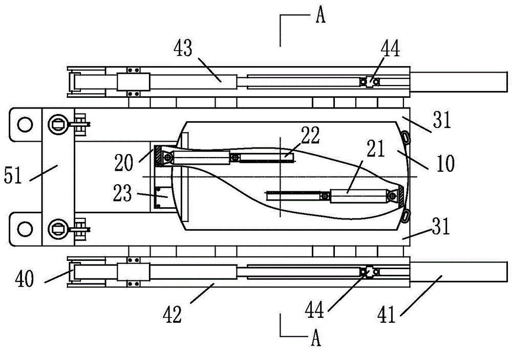 Efficient and safe mine hydraulic support installation transport vehicle