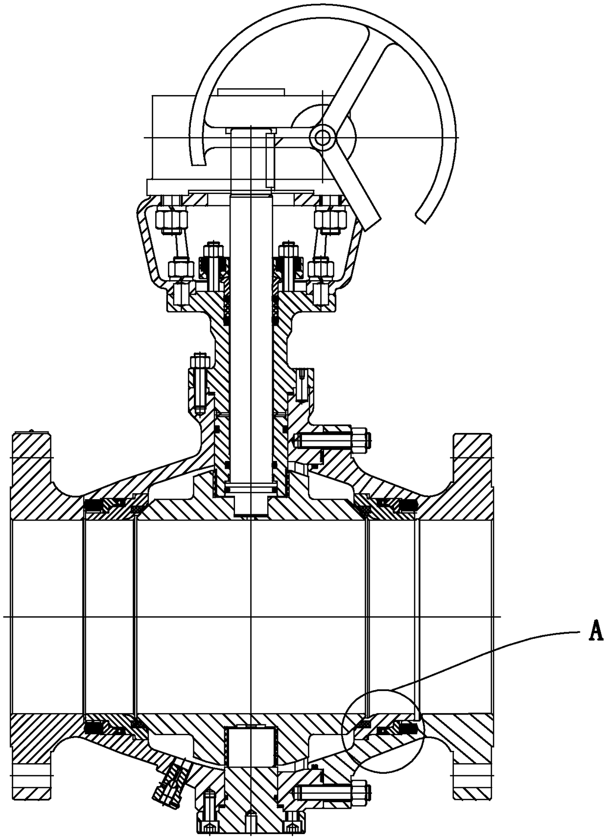 Valve seat sealing mechanism applicable to low temperature working conditions